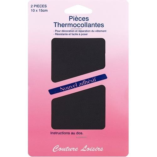 Mercerie - Pièces thermocollantes taupe