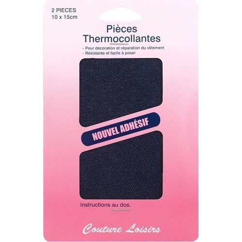 Mercerie - Pièces thermocollantes jeans foncé