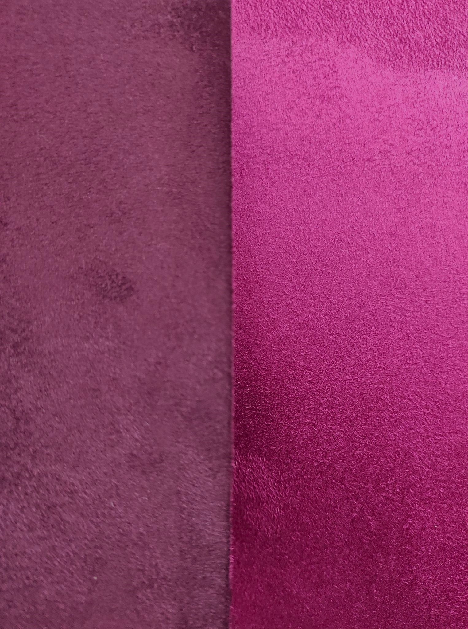 SUÉDINE - Double face fuschia/violet
