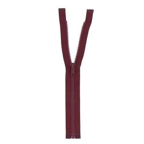 Mercerie - Fermeture éclair séparable bordeaux