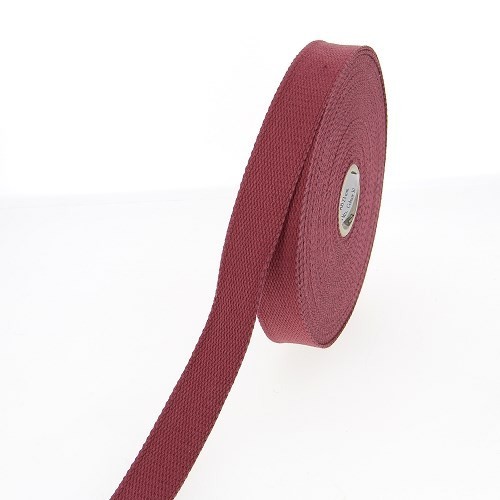 Sangle 30mm - Coton bordeaux