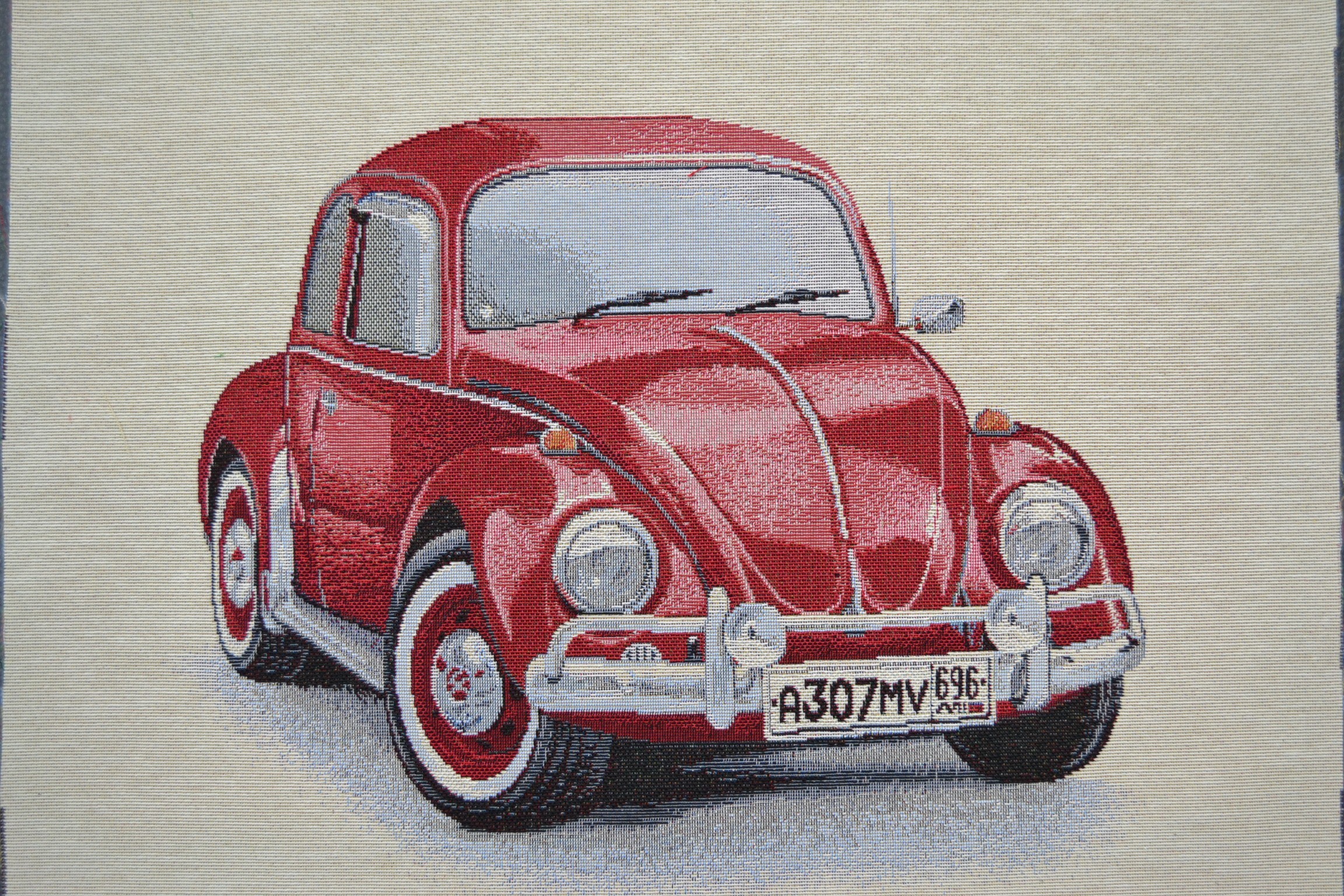 Carré - Coccinelle rouge