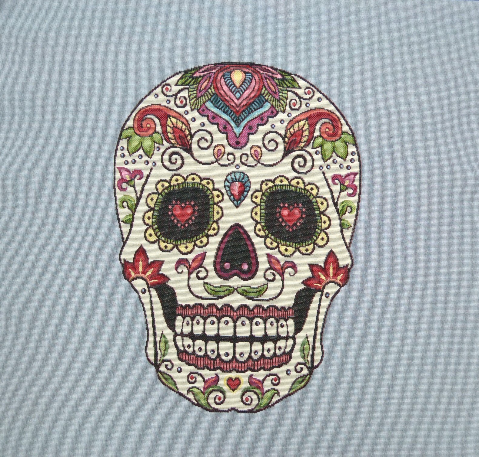 Carré - Tête de mort mexicaine