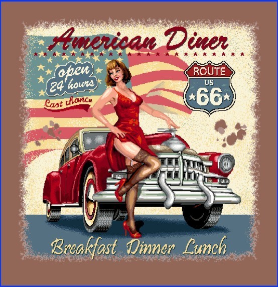 Carré - Diner route 66