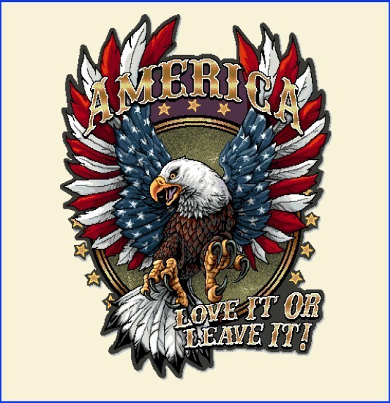 Carré - American eagle