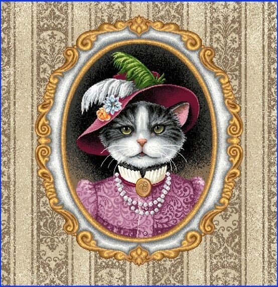 Carré - Chat duchesse