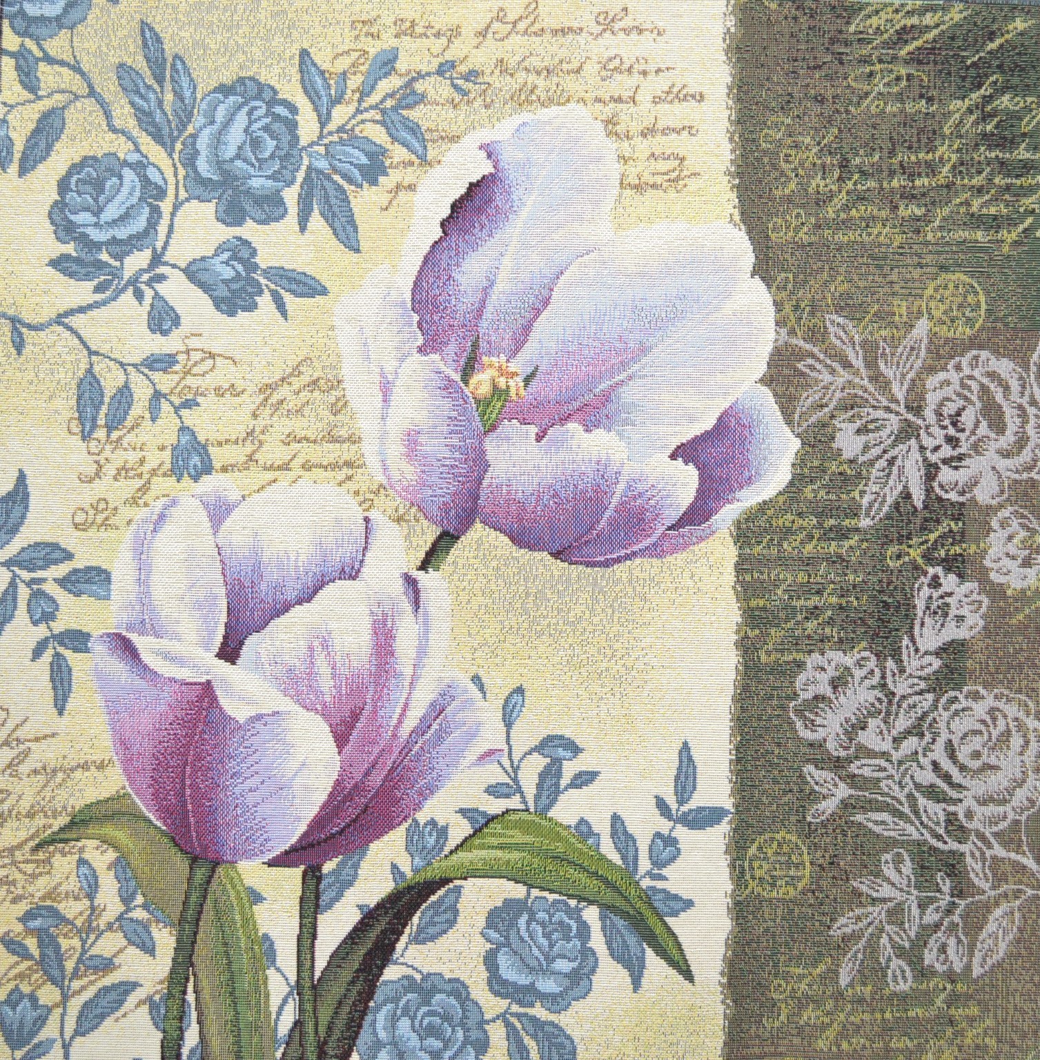 Carré - Fleur violette