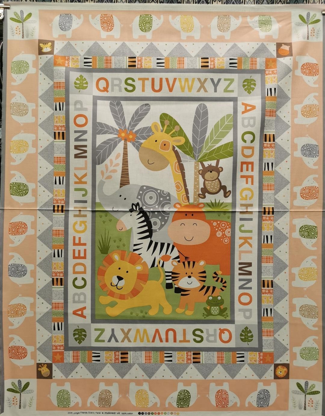 Panneau - ABC savane orange