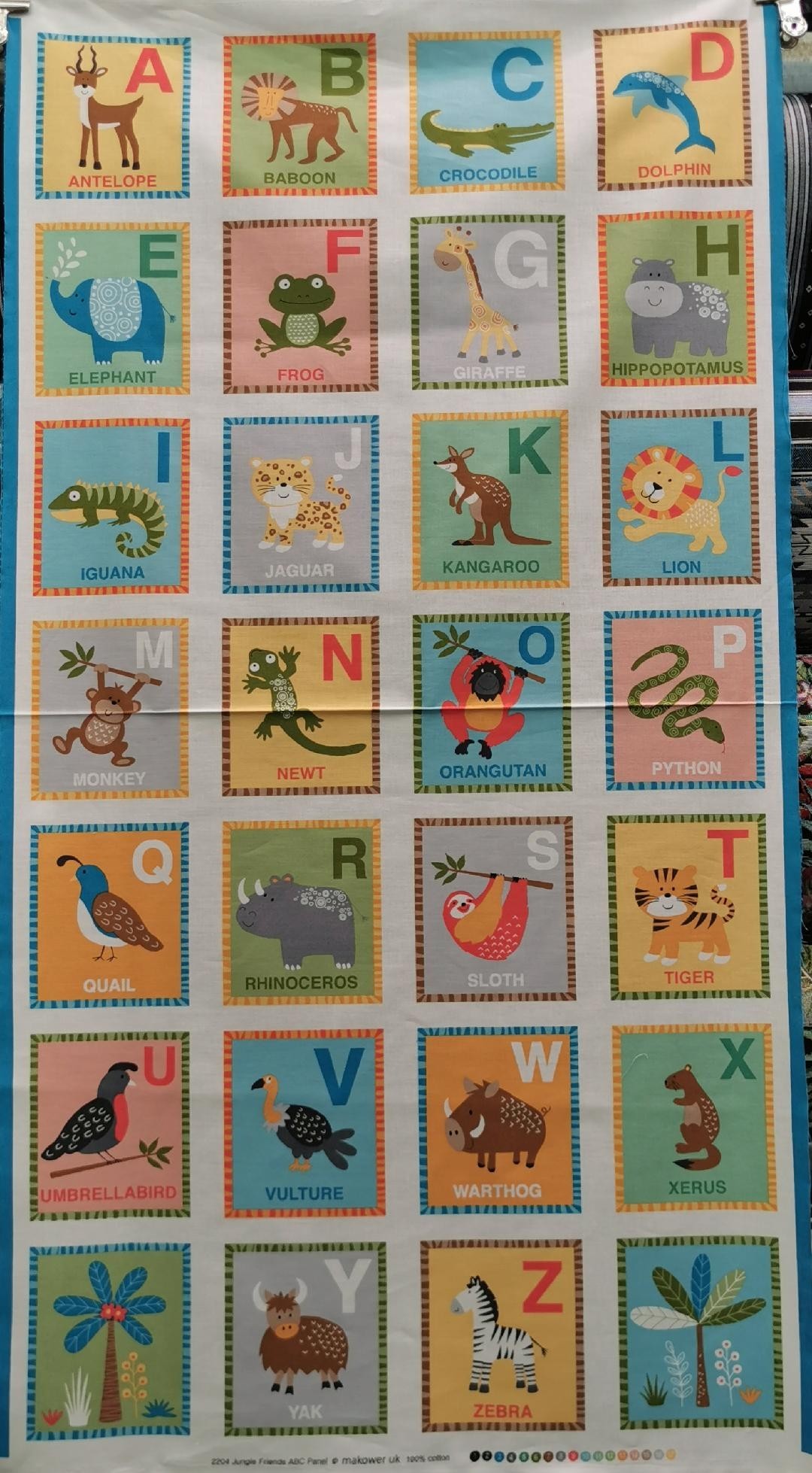 Panneau - Abécédaire animaux