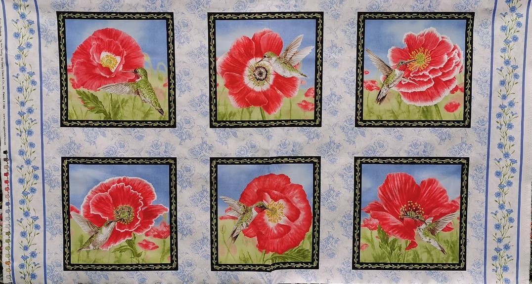 Panneau - Coquelicots