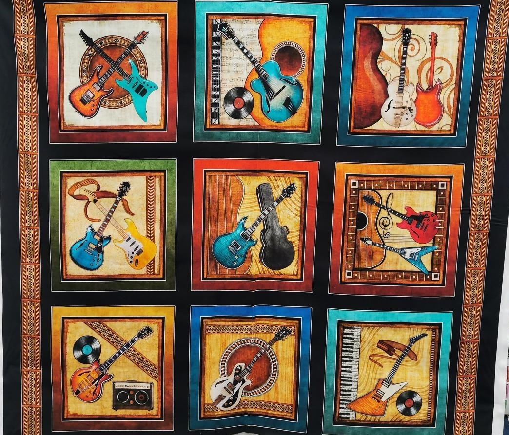 Panneau - Musique fond noir