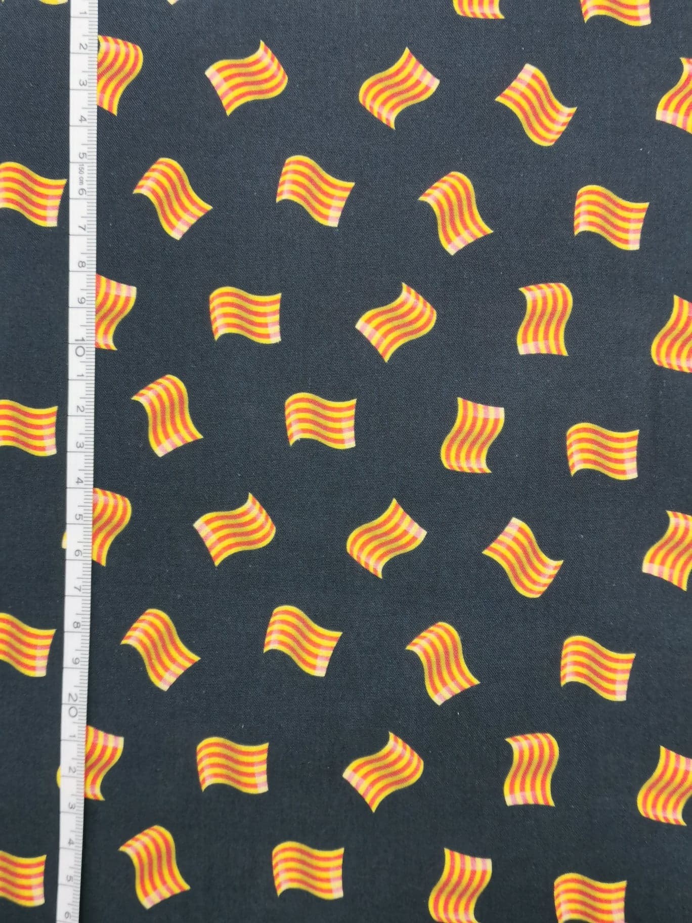 Coton 150 - Tissu drapeau catalan
