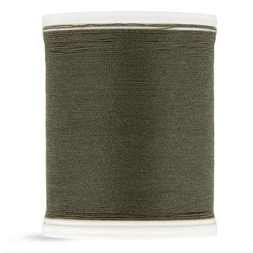 Mercerie - Fil polyester 500m kaki foncé