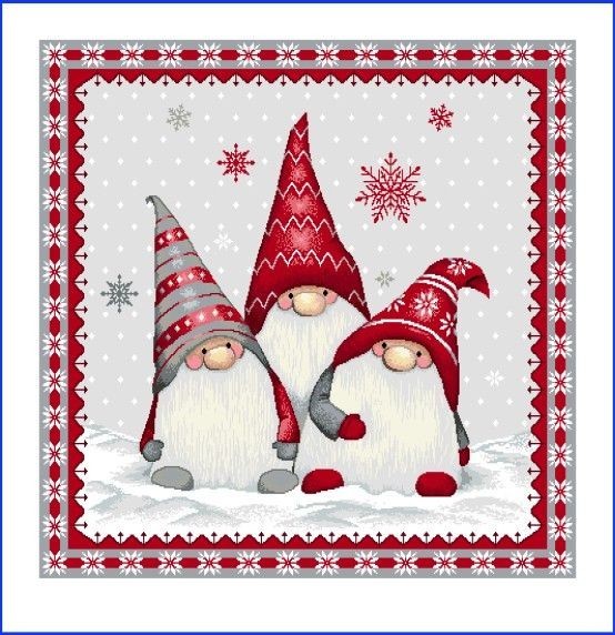 Carré - Les lutins de Noël