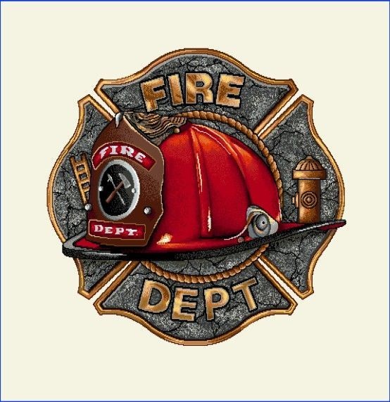 Carré - Casque de pompiers