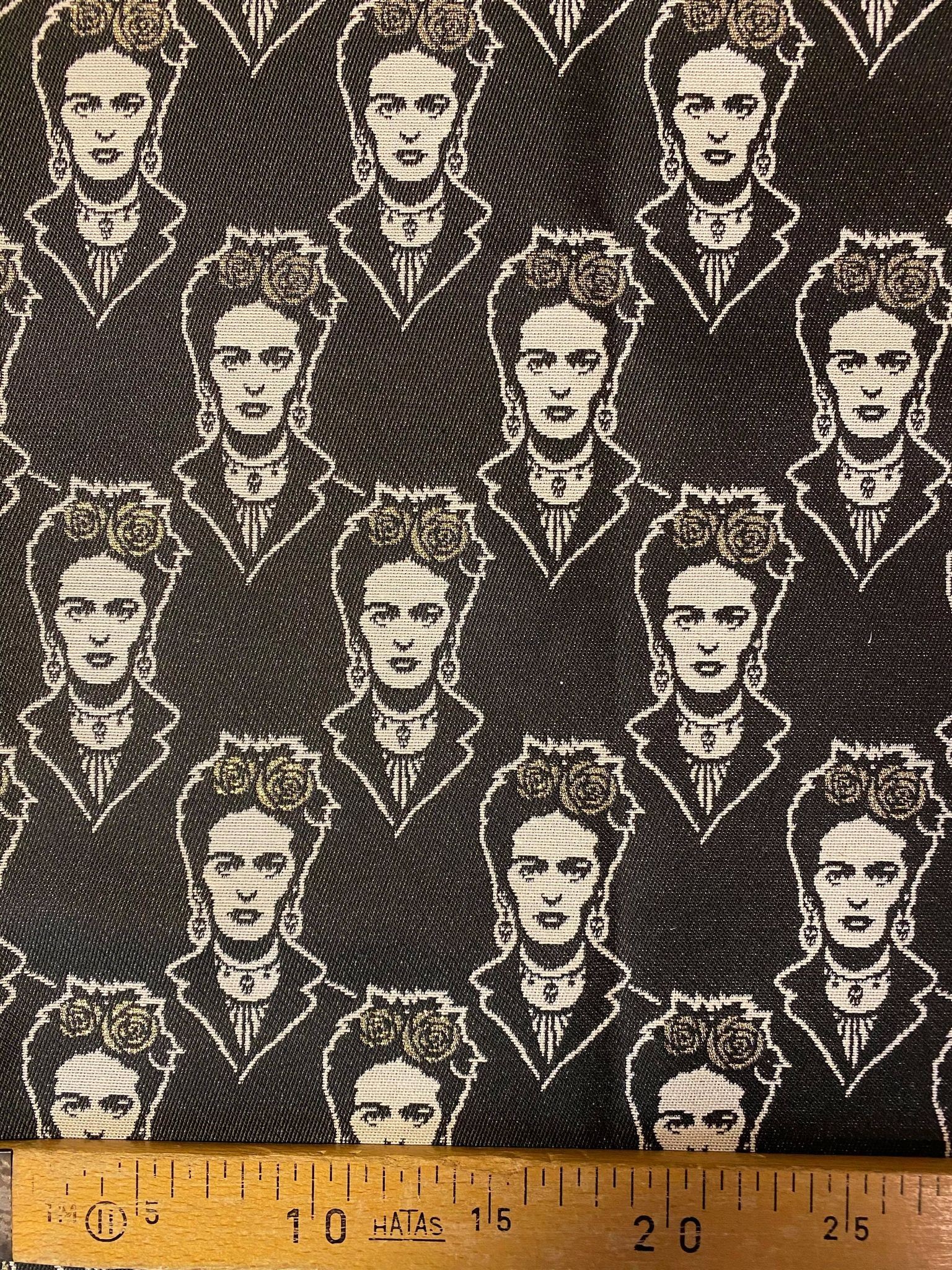 Coupon ameublement - Frida fleurs dorées