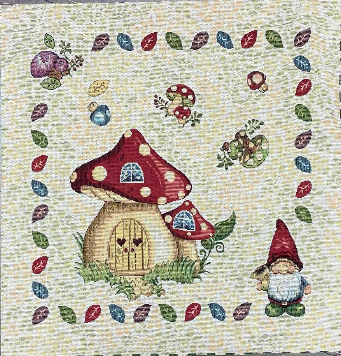 Carré - Nain de jardin et sa maison