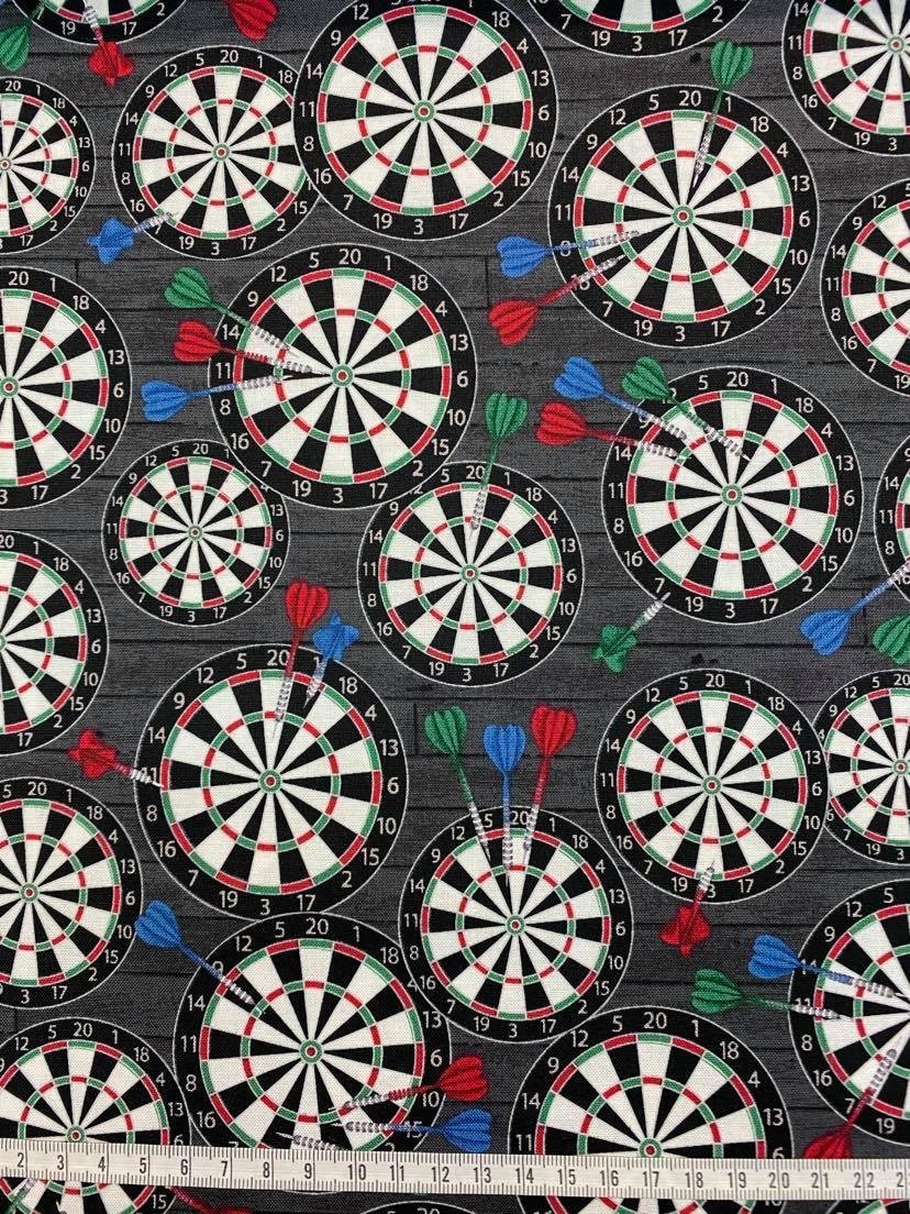 PATCH - Fléchettes fond noir