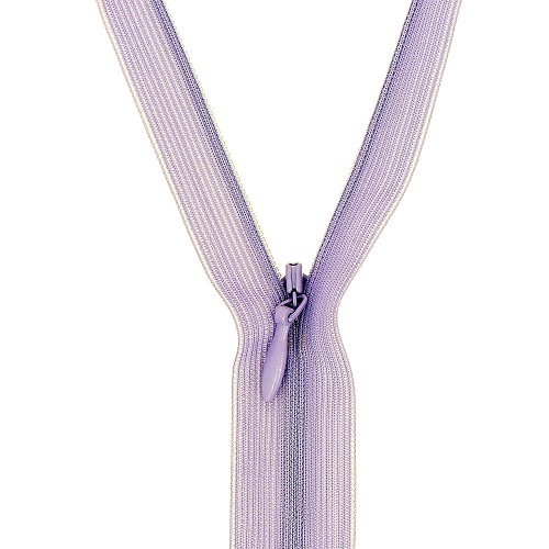 Mercerie - Fermeture éclair invisible parme