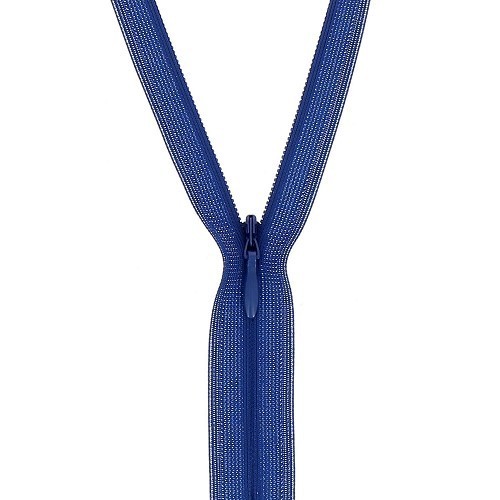 Mercerie - Fermeture éclair invisible bleue marine