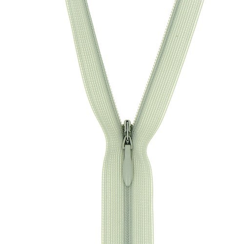 Mercerie - Fermeture éclair invisible gris claire