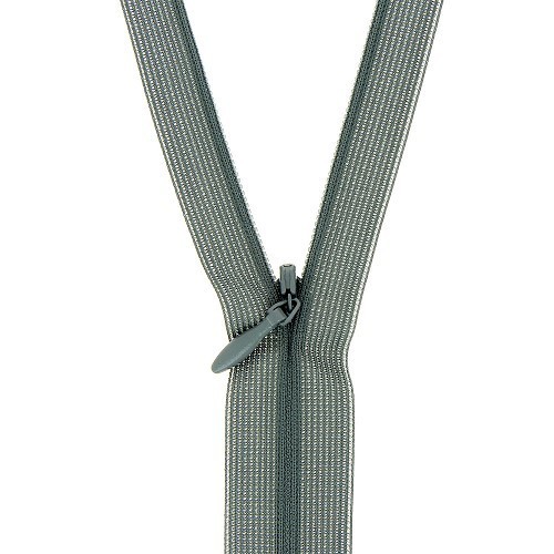 Mercerie - Fermeture éclair invisible gris foncé