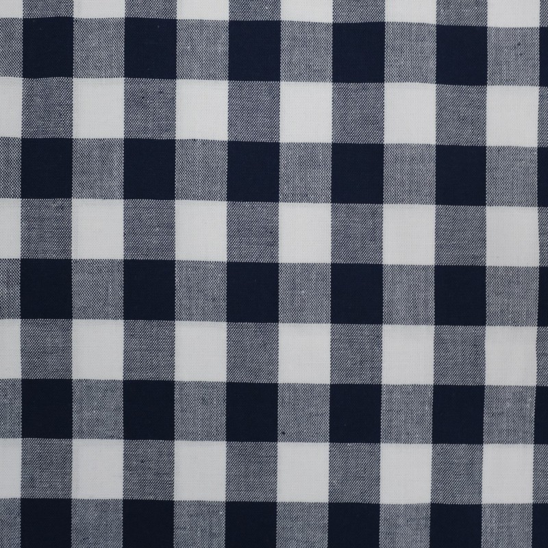 Vichy - Bleu marine grands carreaux