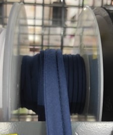 Mercerie - Passepoil polycoton 15mm bleu marine