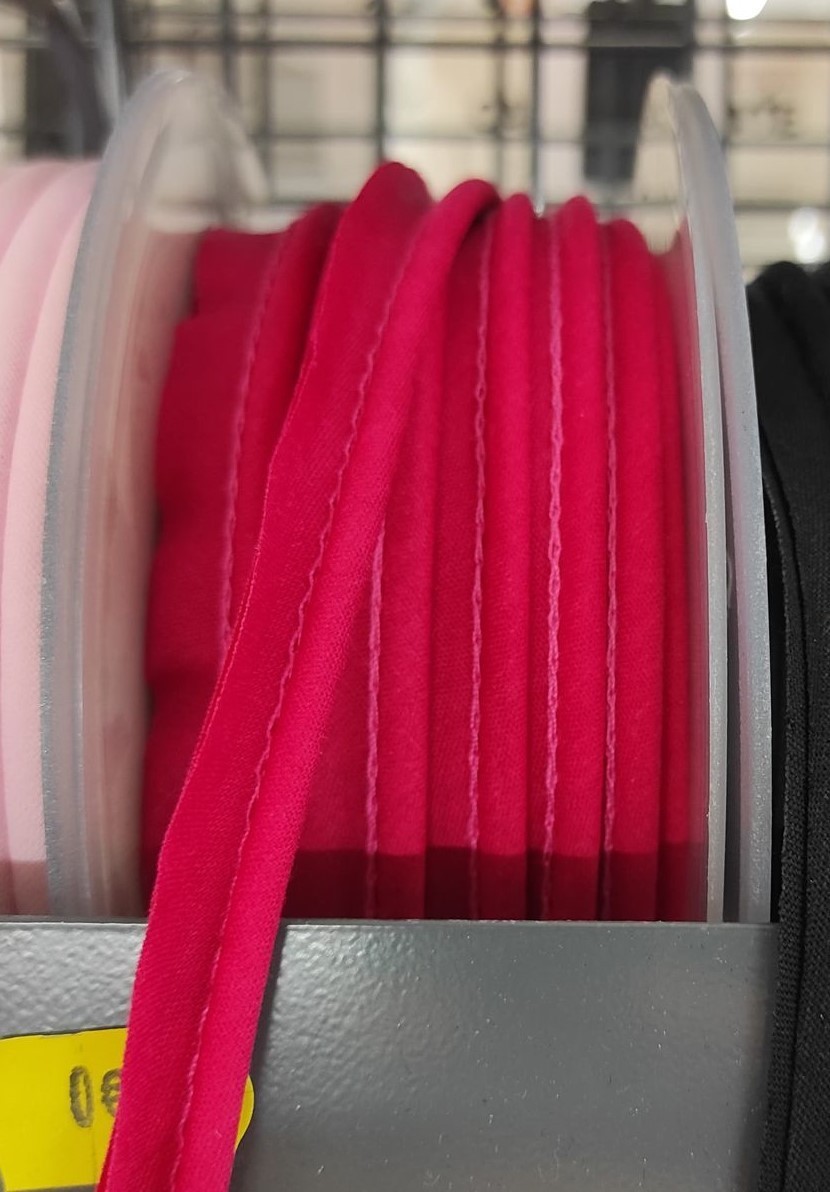 Mercerie - Passepoil polycoton 15mm rose fuschia