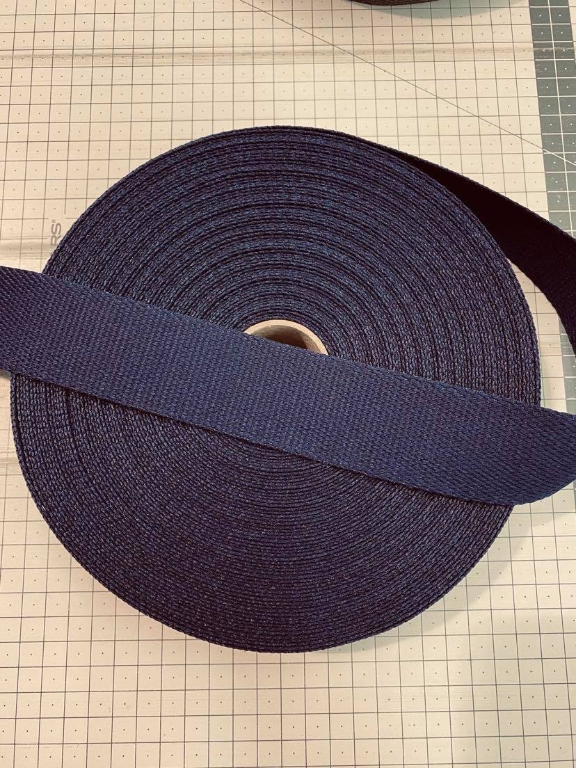 Sangle 40mm - Polyester bleue marine