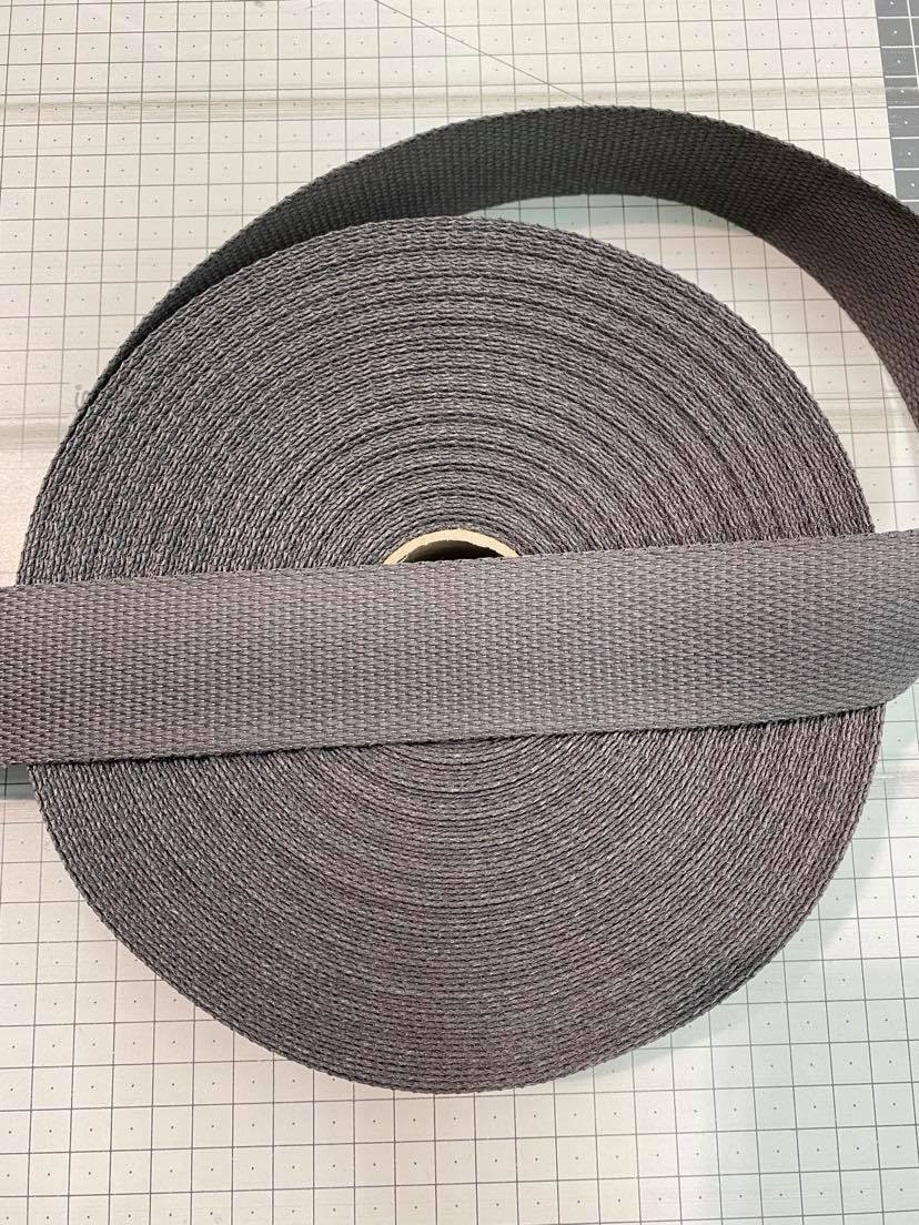 Sangle 40mm - Polyester gris foncé