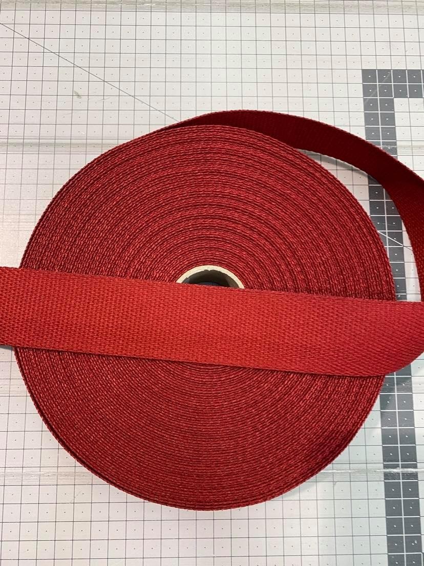 Sangle 40mm - Polyester rouge