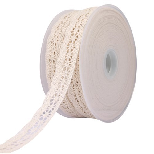 Mercerie - Dentelle coton écrue 20mm