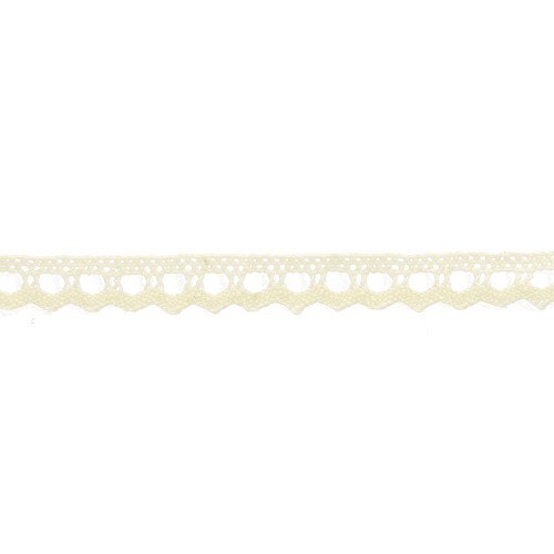 Mercerie - Dentelle coton écrue 10mm