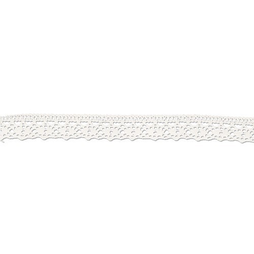 Mercerie - Dentelle coton blanche 12mm