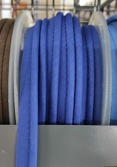 Mercerie - Passepoil polycoton 15mm bleu roi