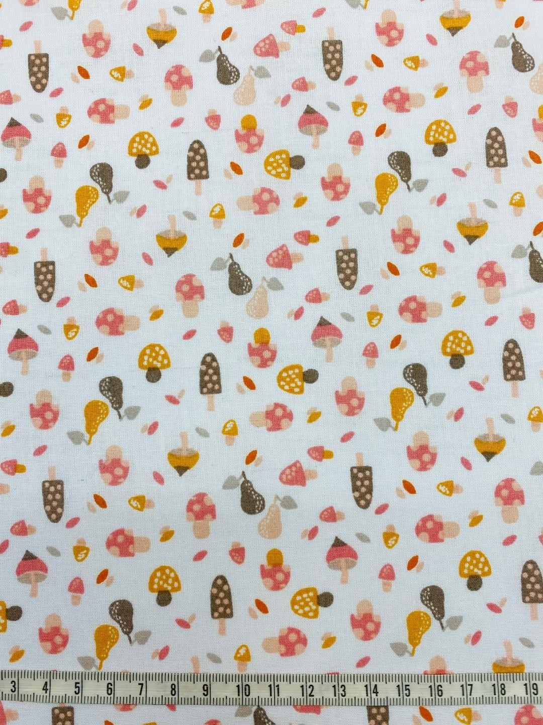 Coton 150 - Champignons et poires