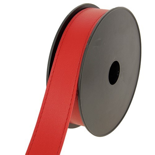 Sangle - Simili cuir rouge 30mm