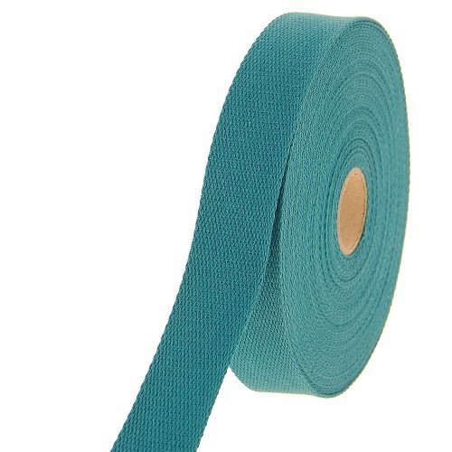 Sangle 23mm - Coton bleu canard