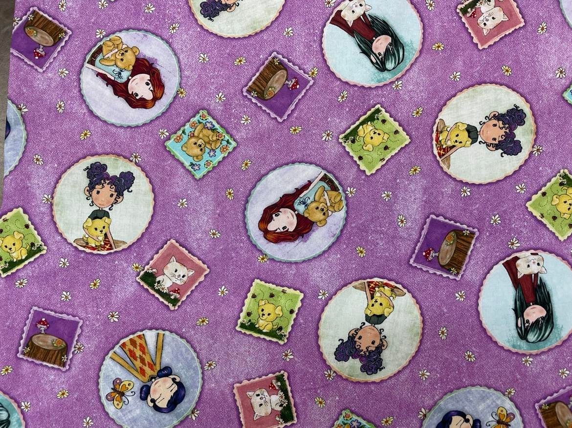 Patch - Little girls pink