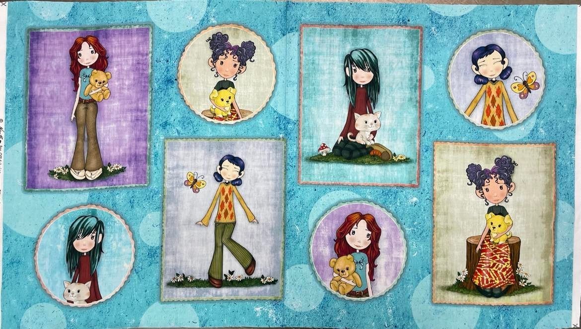 Panneau - Big little girls blue