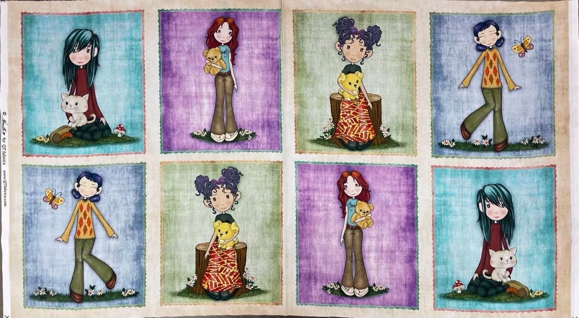 Panneau - Big little girls cream