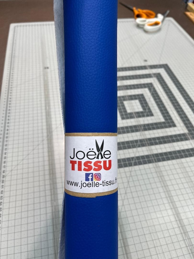 Simili cuir - Bleu roi 50x70cm