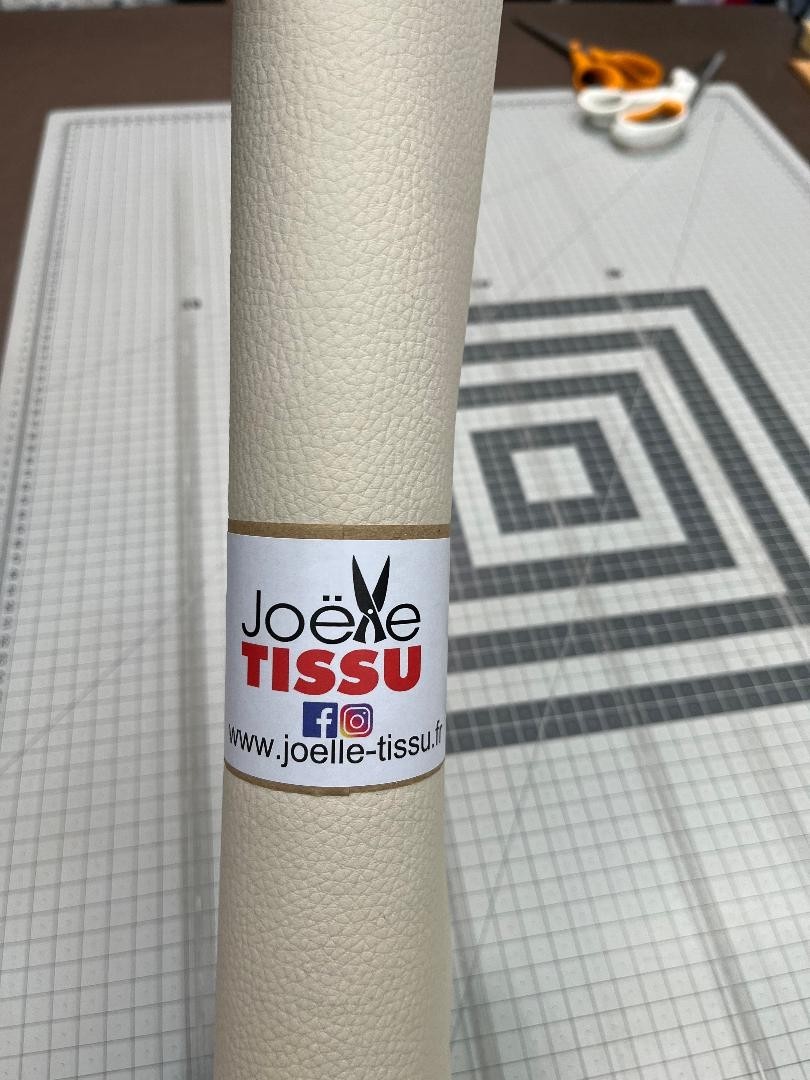 Simili cuir - Beige claire 50x70 cm