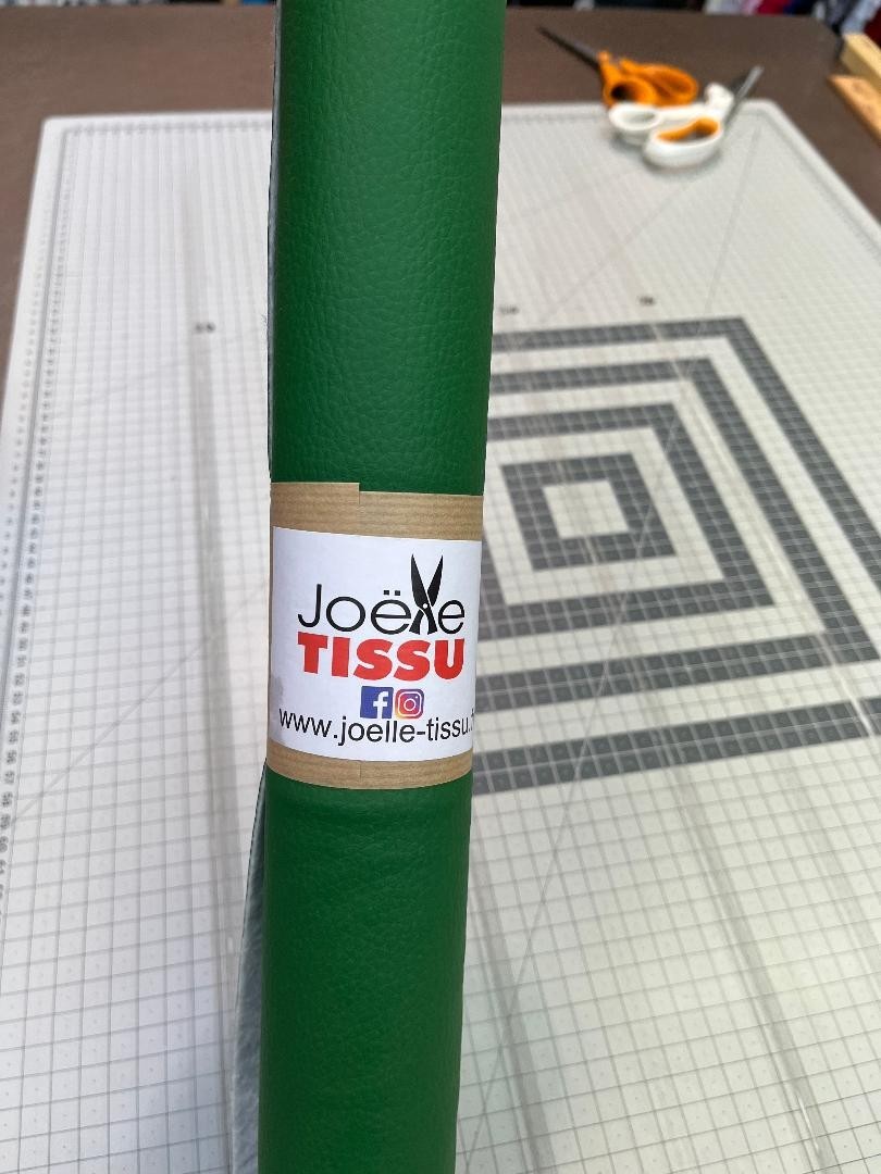 Simili cuir - vert 50x70 cm