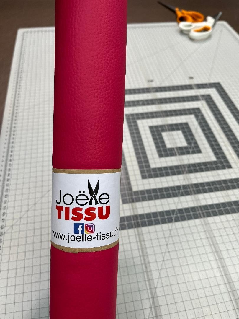 Simili cuir - Rose fushia 50x70 cm