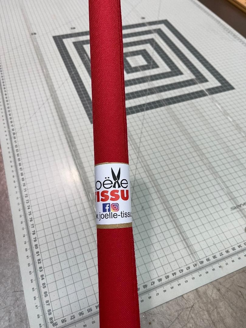 Bachette PVC - Rouge 50x70 cm