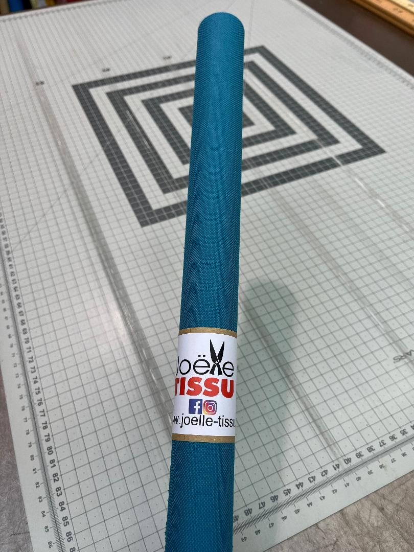 Bachette PVC bleu canard 50x70 cm