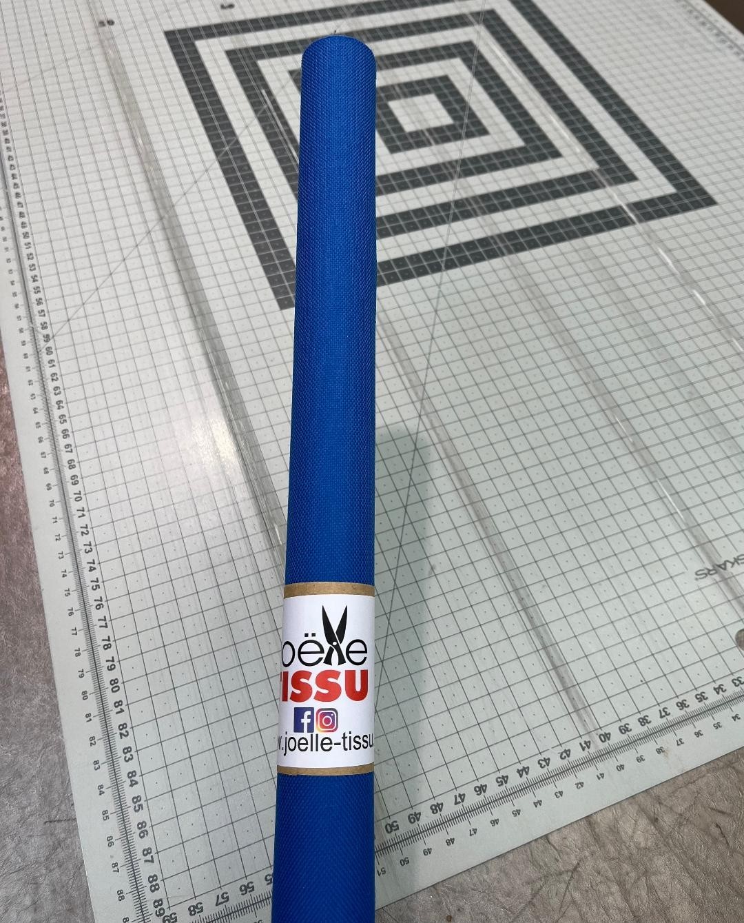 Bachette PVC bleu roi 50x70 cm