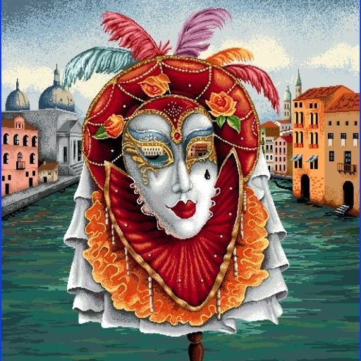 Carré - Masque de venise